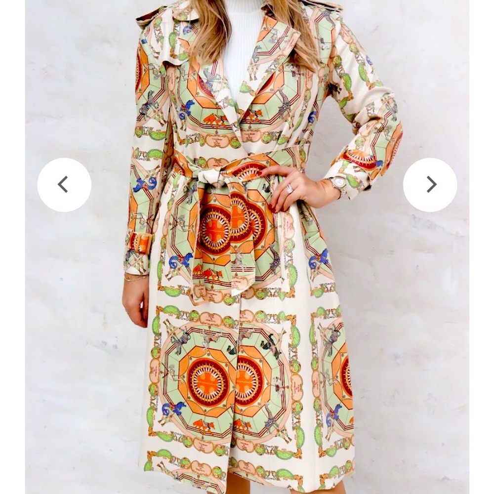 Beulah French Trench Coat NWT